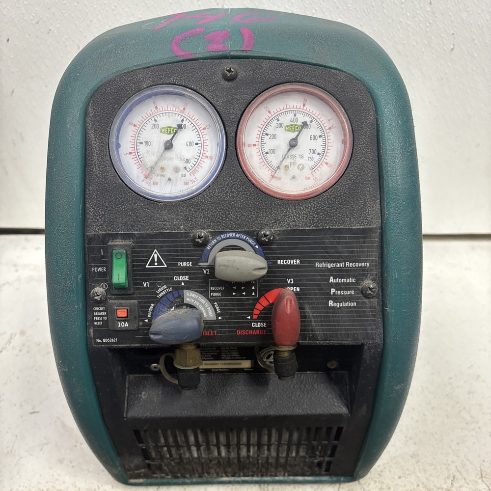Refco Refrigerant recovery System. Model plus-12. #2S2