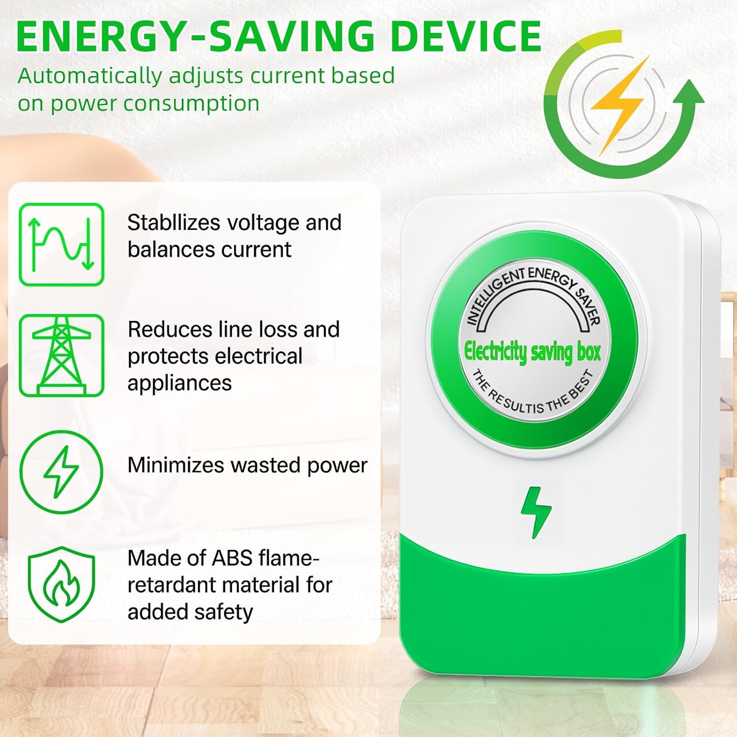 2 Pack Electricity Saver Power Saving Box Energy Saver Household Device