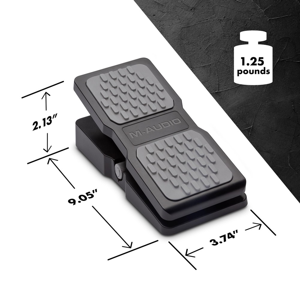 EX-P Expression Pedal for Keyboards, MIDI Keyboards/Controllers and Supported...