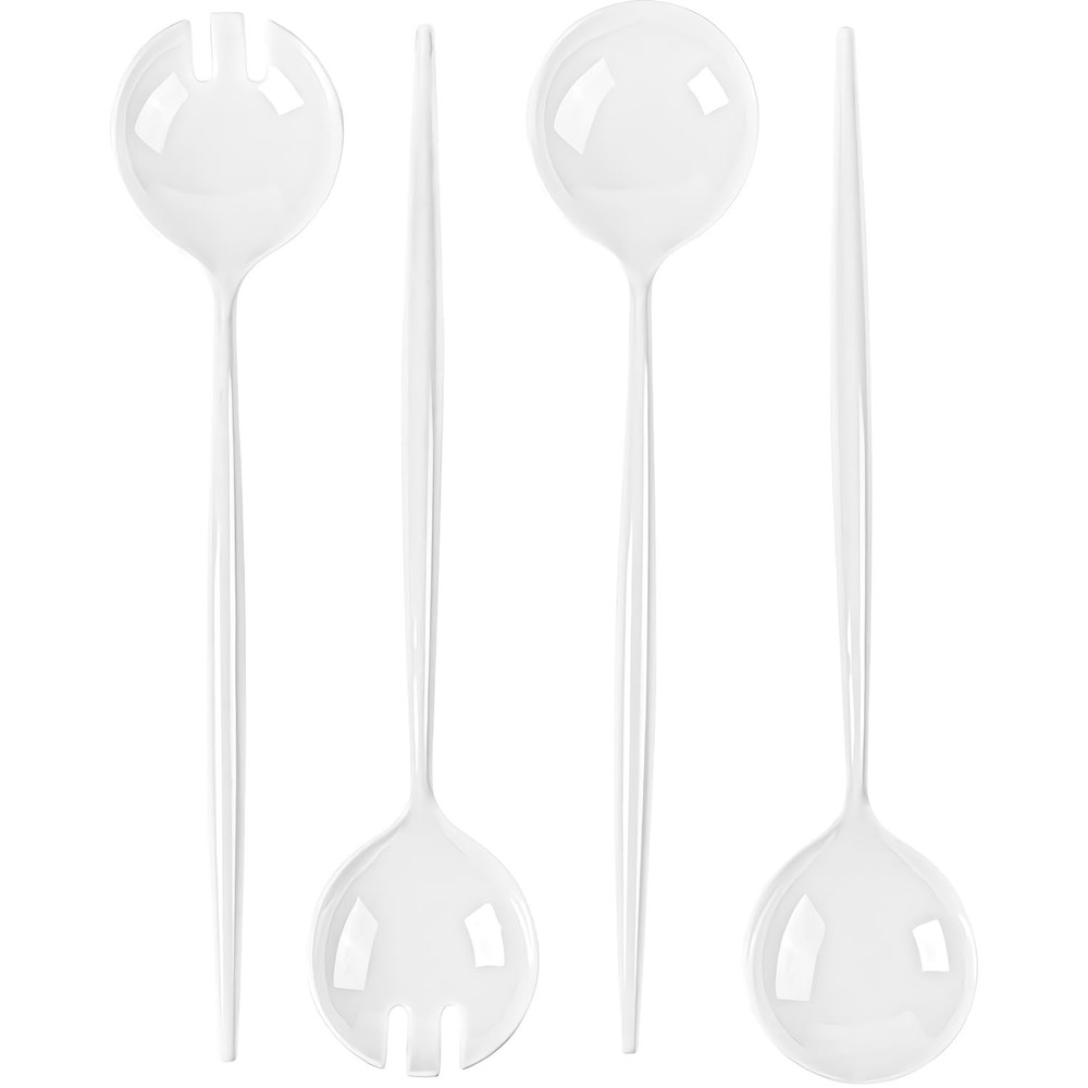 Bluesky Trading Novelty Servware White Plastic Serving Set - Includes: 2 Serving