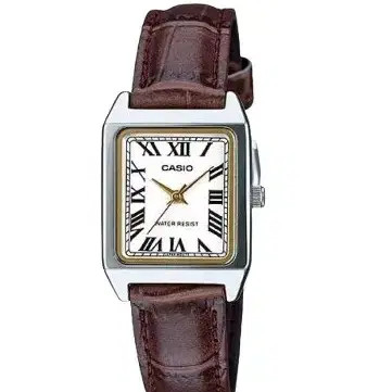 Casio LTP-V007L Leather Watch Brown Official