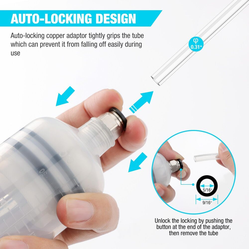 DURATECH 500CC Fluid Extractor Oil Extractor Long Hose Brake Fluid Extractor NEW