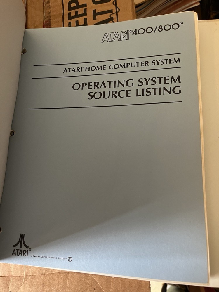 Atari 400/800 Technical Reference Notes