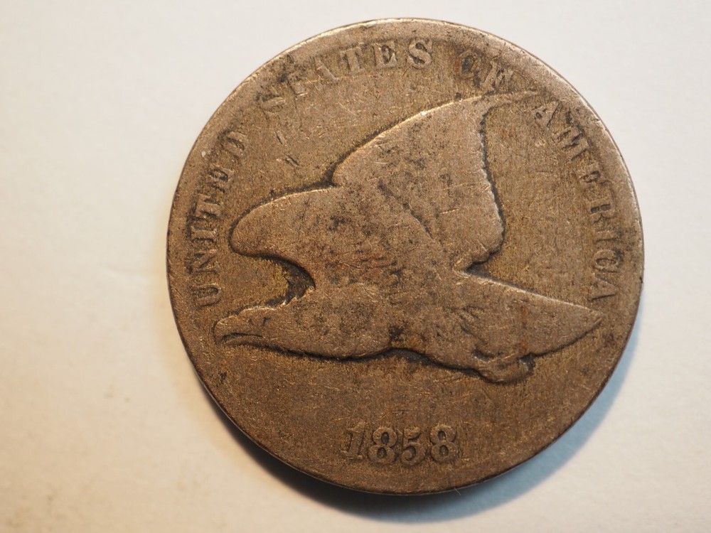 1858 LARGE LETTERS  FLYING EAGLE  CENT   ***NICE*** FREE SHIPPING A0219