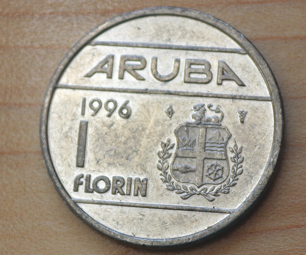 1996 Aruba 1 Florin