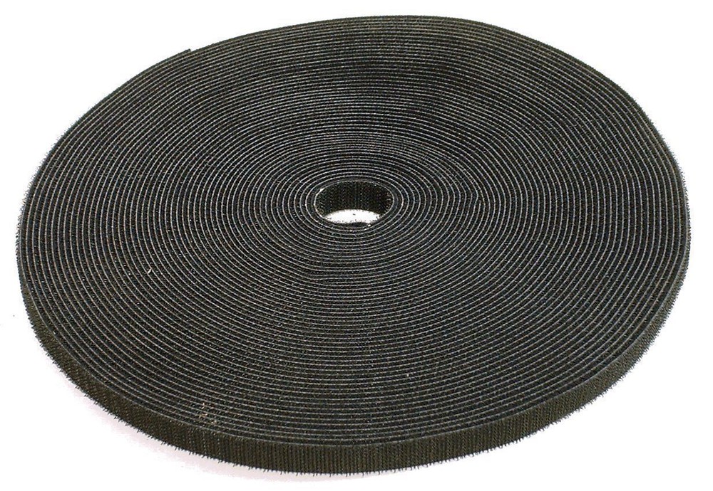 1" Roll Hook and Loop Reusable Cable Ties Wraps & Straps 10M 30ft