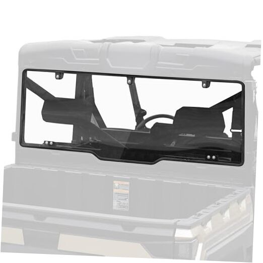 Clear Polycarbonate Back Window for Polaris Ranger XP Rear Windshield