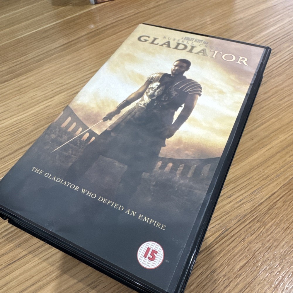 Gladiator - VHS - Tape  - (2000)  Next Work Day Post