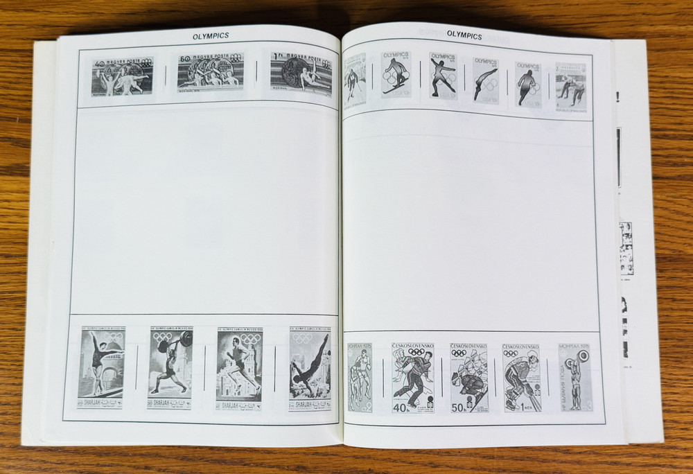 STAMP FUN 1985 HYGRADE VTG POSTAGE ALBUM COLLECTORS BOOK w STAMPS Grossman