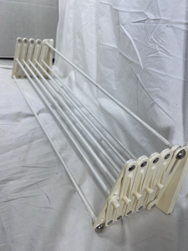 Accordion CLOTHES DRYING RACK WALL MOUNTED Laundry Hanger Collapsable