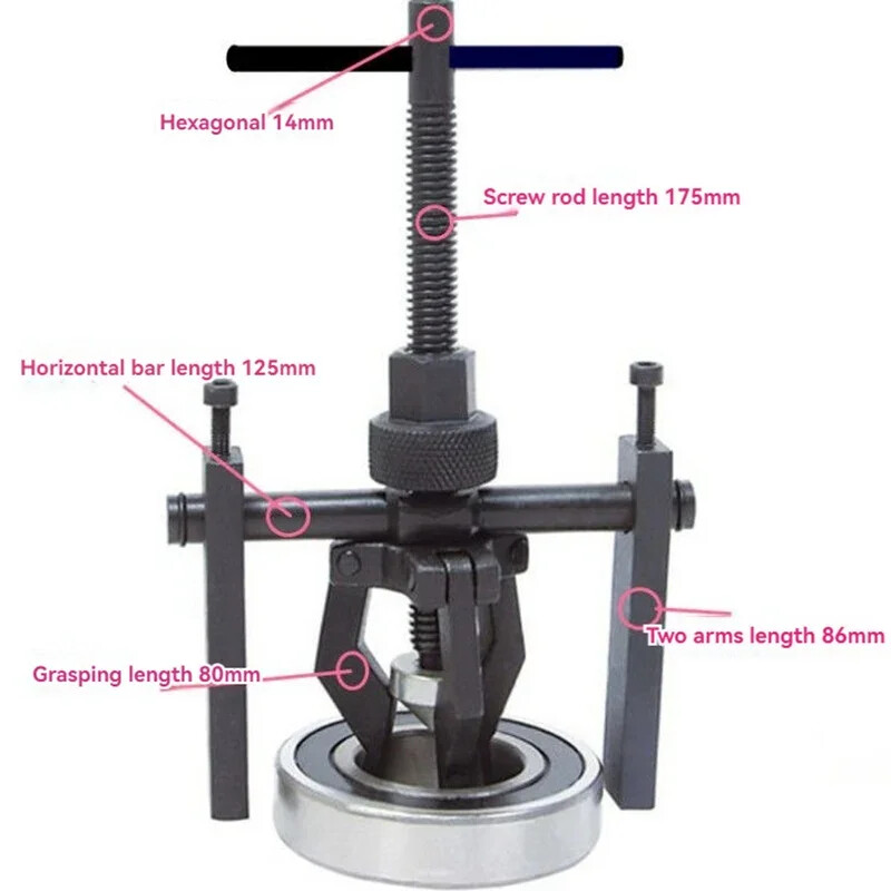 Inner Bore Bearing Pulling Code Motorcycle Automobile Machinery Equipment