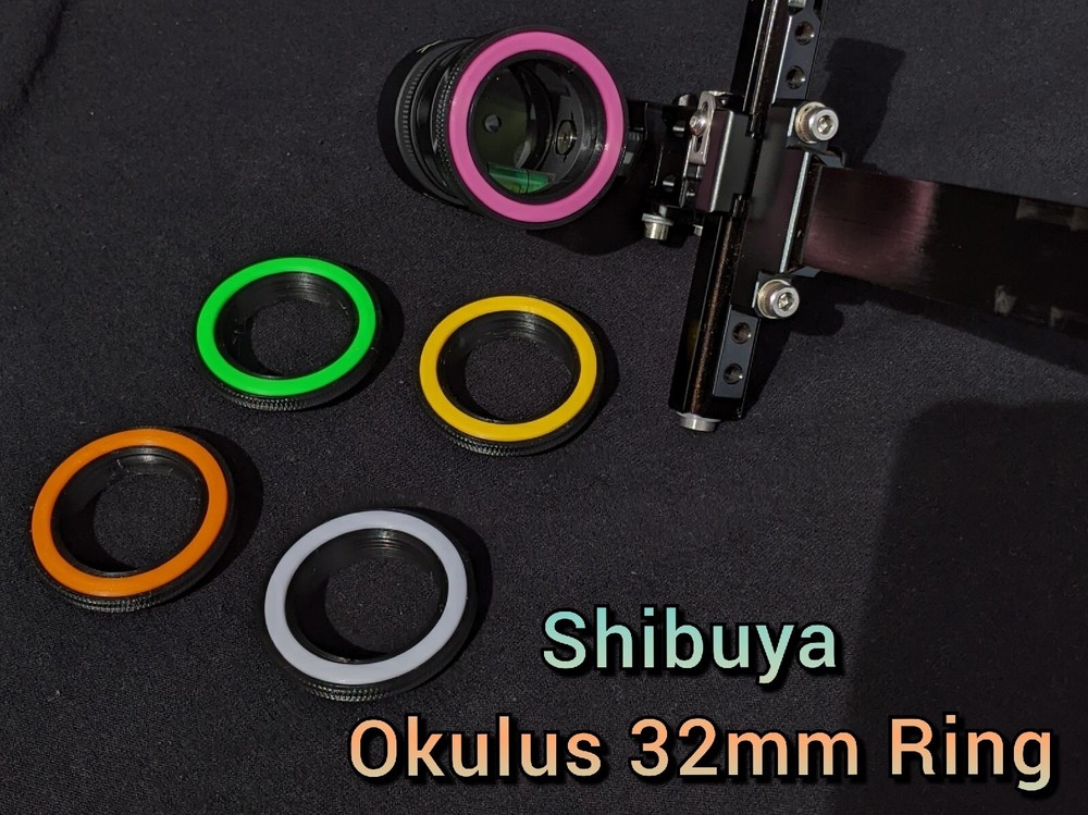 *** Fits Shibuya Okulus 32mm Scopes *** Torque Indicator - Peep Centering Ring