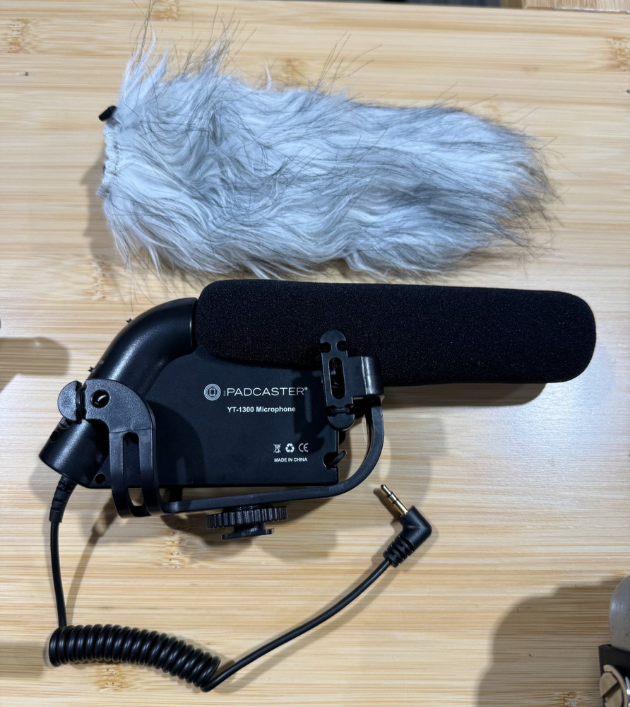 Complete Padcaster iPad Recording Setup with Smooth Tripod, Mics, and Backpack