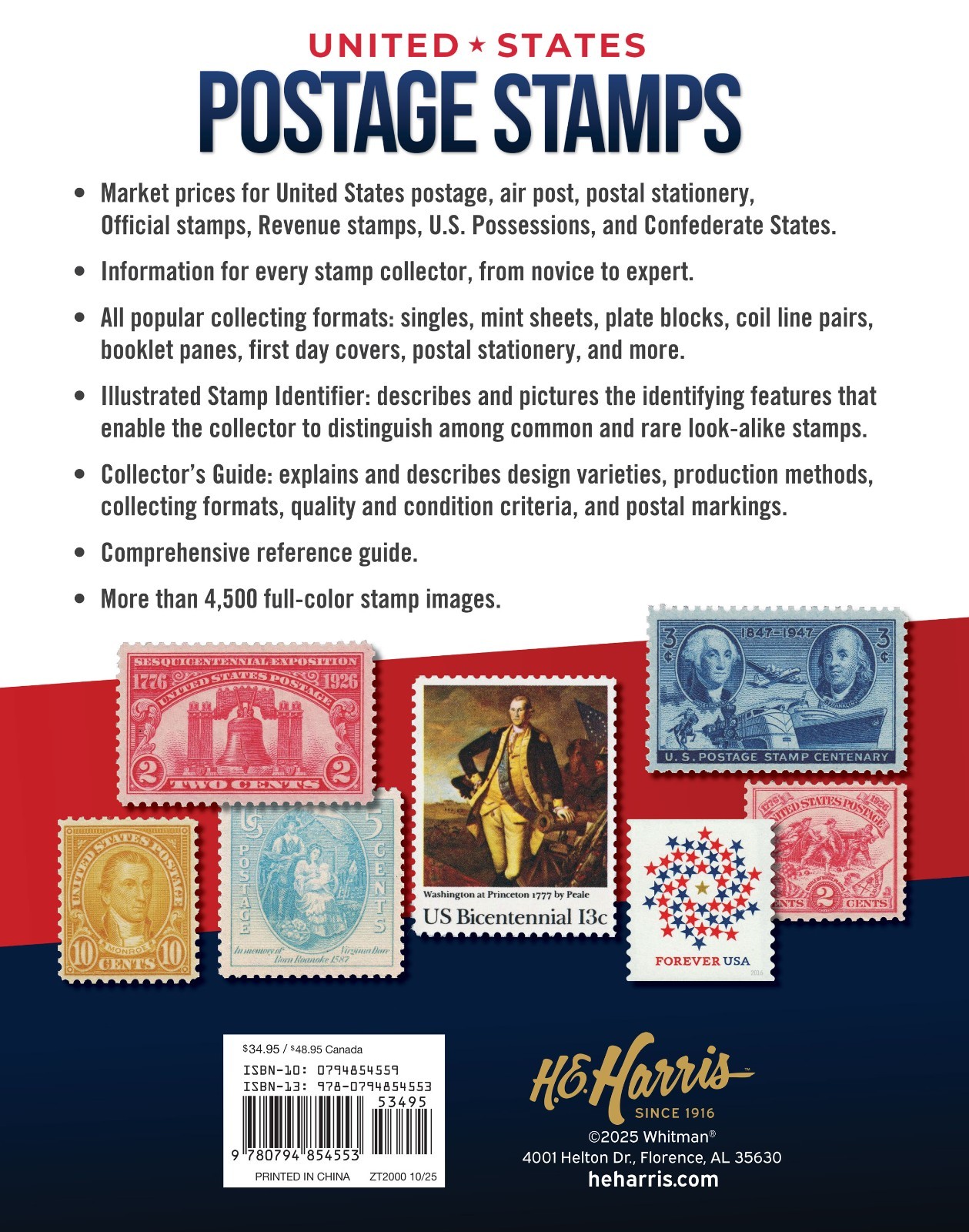 2026 H.E. Harris United States Postage Stamp Catalog & Price Guide, 91st Edition