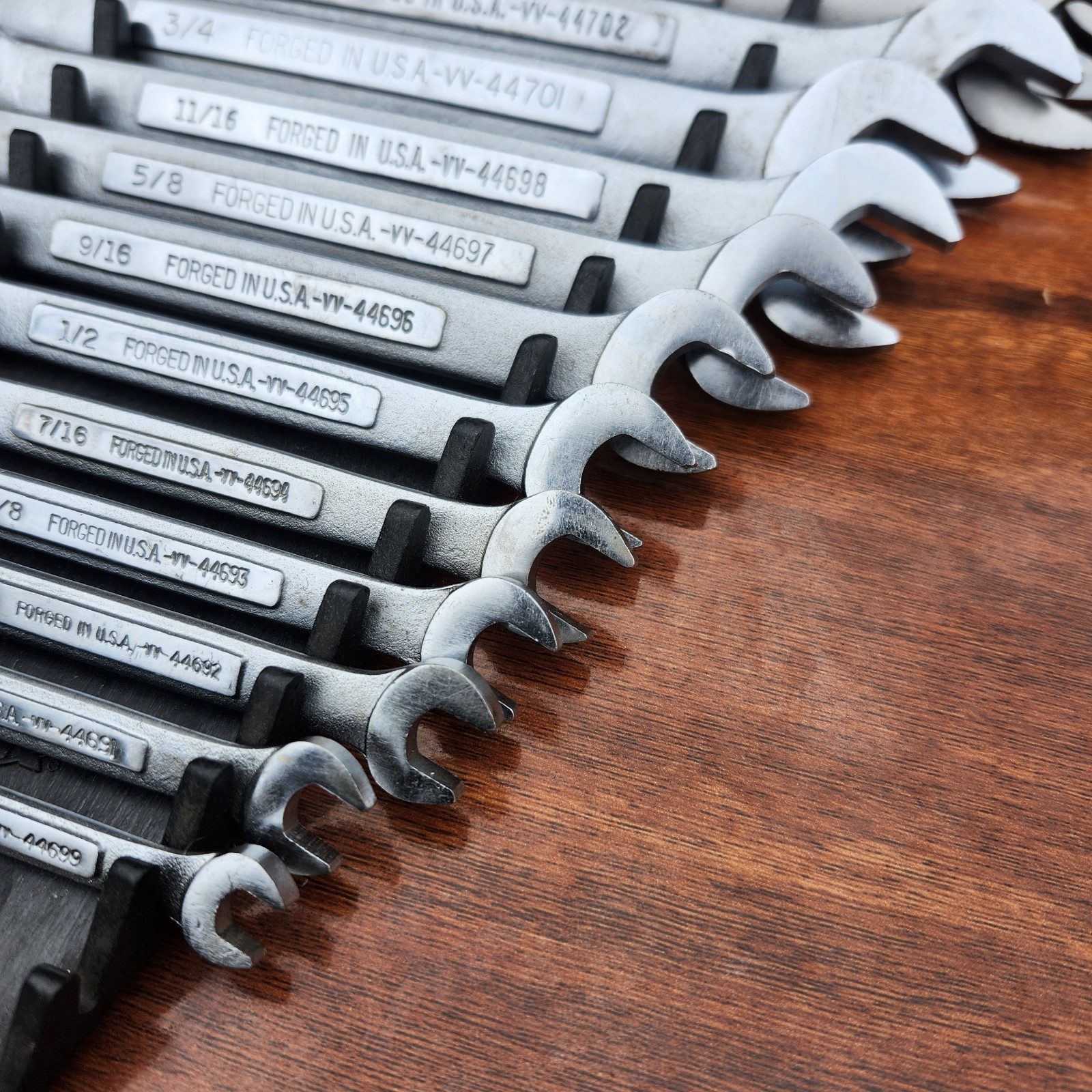 Craftsman SAE Combination Wrench Set USA 12 Pt 1/4" -1- 1/4" 17 Tools All VV Ser