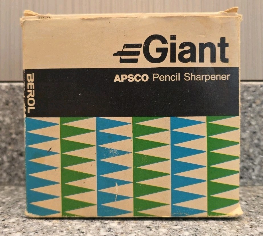 Berol Giant APSCO Pencil Sharpner 0806 Manual Mechanical Eagle Pencil New