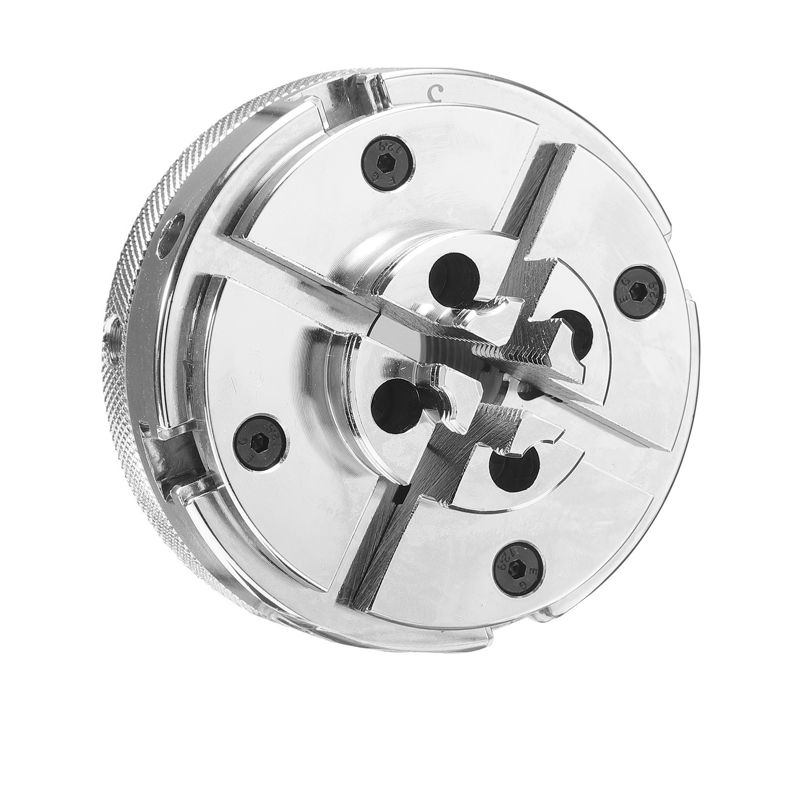 VEVOR 4 Inch Wood Lathe Chuck 4-Jaw Self-Centering Turning Chuck for Woodworking