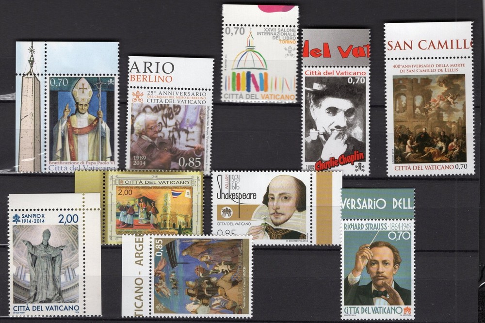 2014 Vaticano annata Cpl MNH