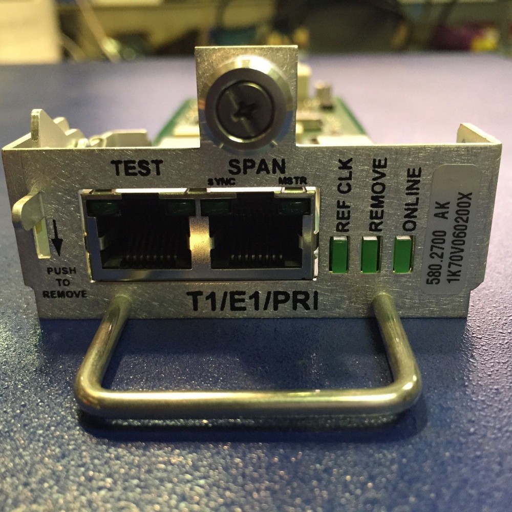 Inter-Tel Mitel 5000 T1/E1 PRI 580.2700 Primary Interface Module
