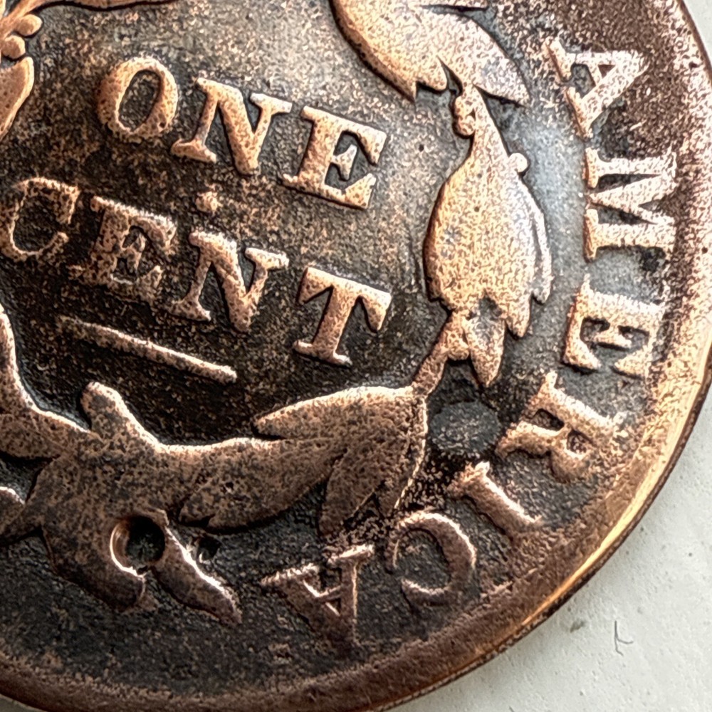 1831 Coronet Head Large Cent Coin 1 Penny