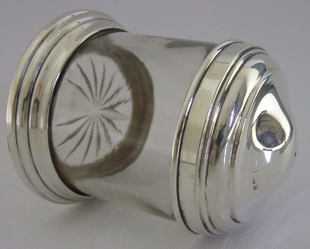RARE 1905 STERLING SILVER STRING BOX EDWARDIAN DESK ITEM