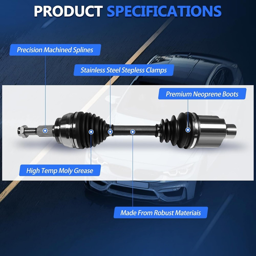 CV Axle Pair for Dodge Ram 1500 2002-2011