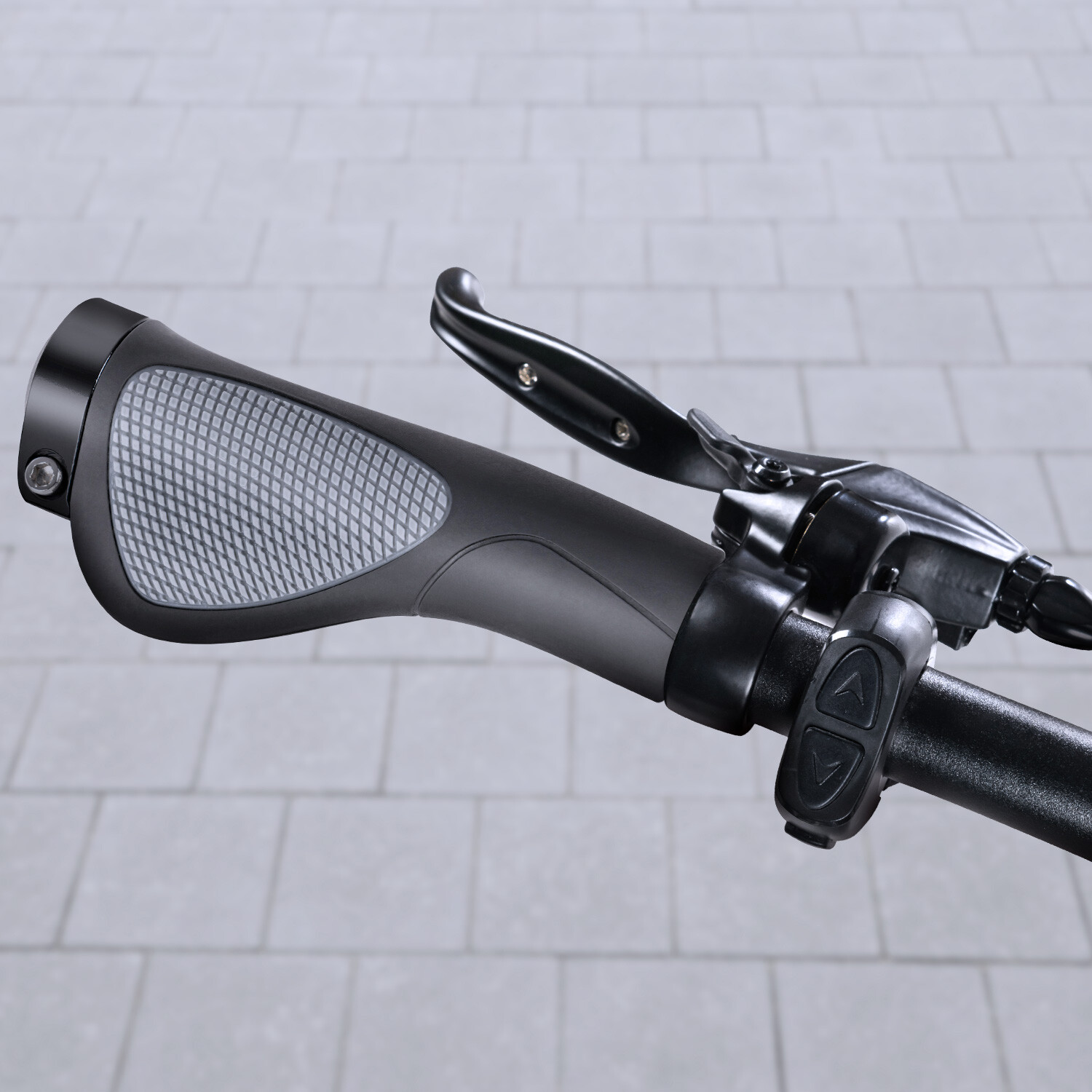 Bike Grips Rubber Non-slip Bicycle Handlebar Ergonomic Cycling Lock On for Ebike