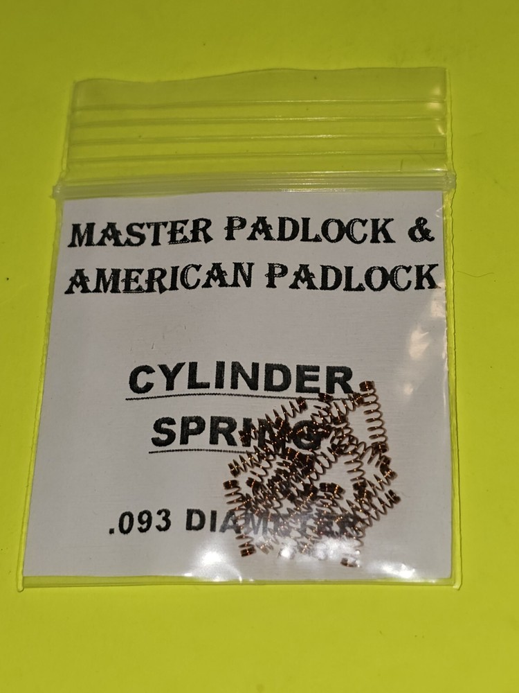 MASTER LOCK AMERICAN PADLOCK HIGH SECURITY UPPER REKEY PIN SPRING KIT LOCKSMITH