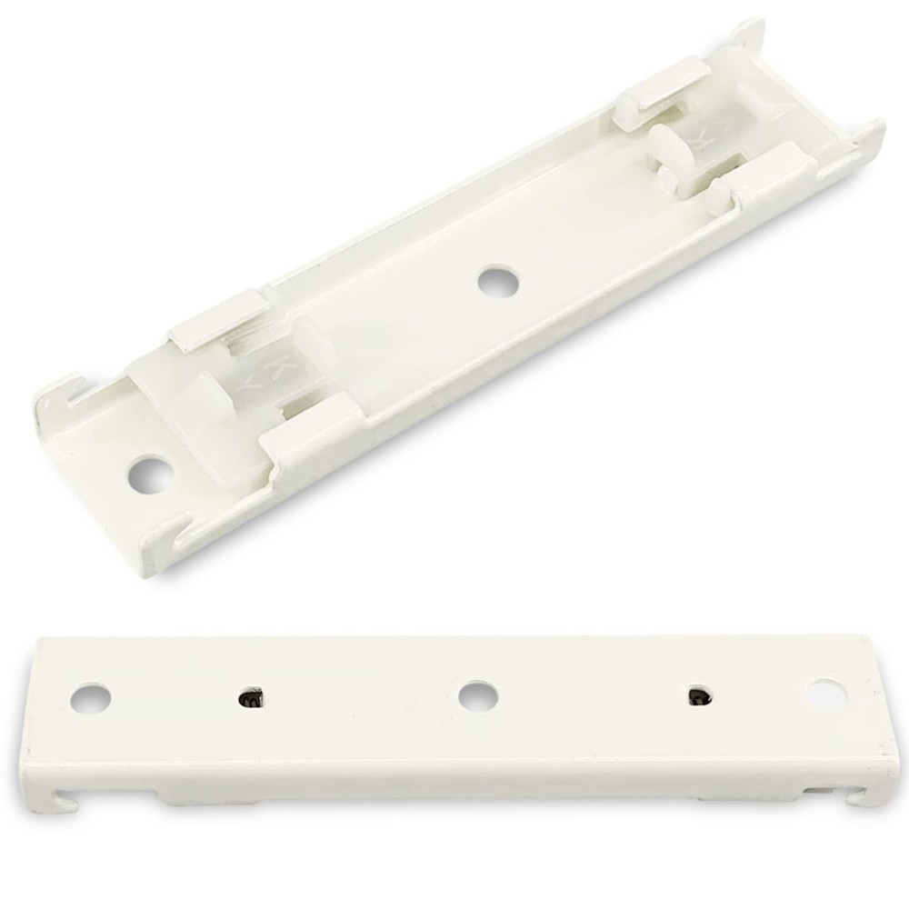 Bendable Curtain Track Double Ceiling Brackets, White, 6 Pack, Ceiling Mount ...