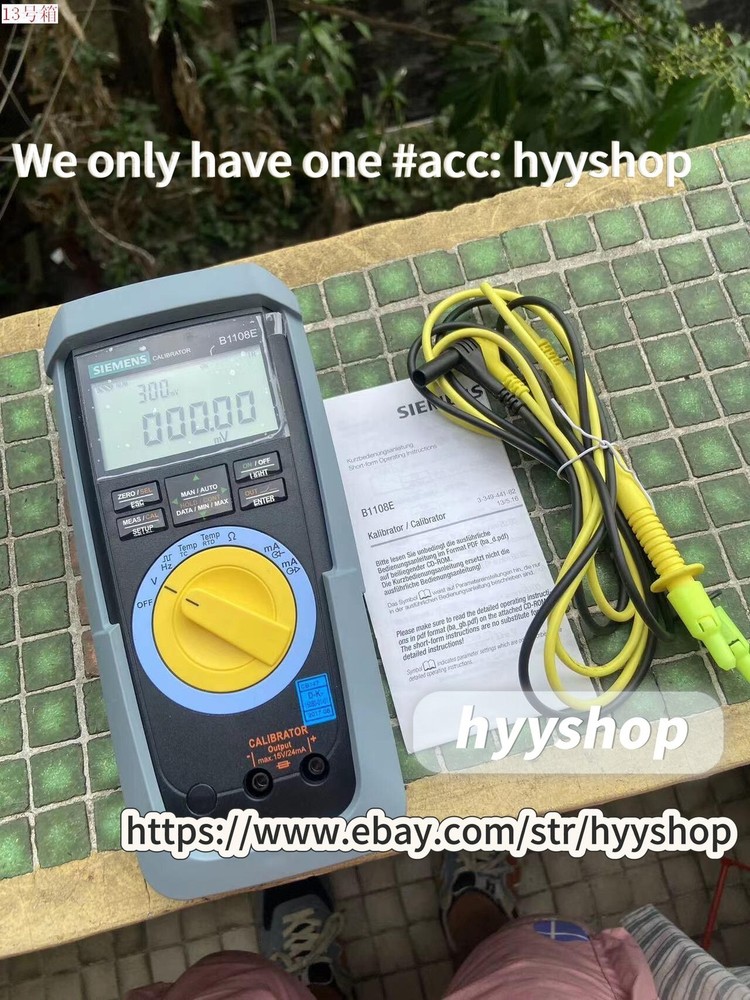1pcs SIEMENS  B1108E handheld multimeter process calibrator/hyy