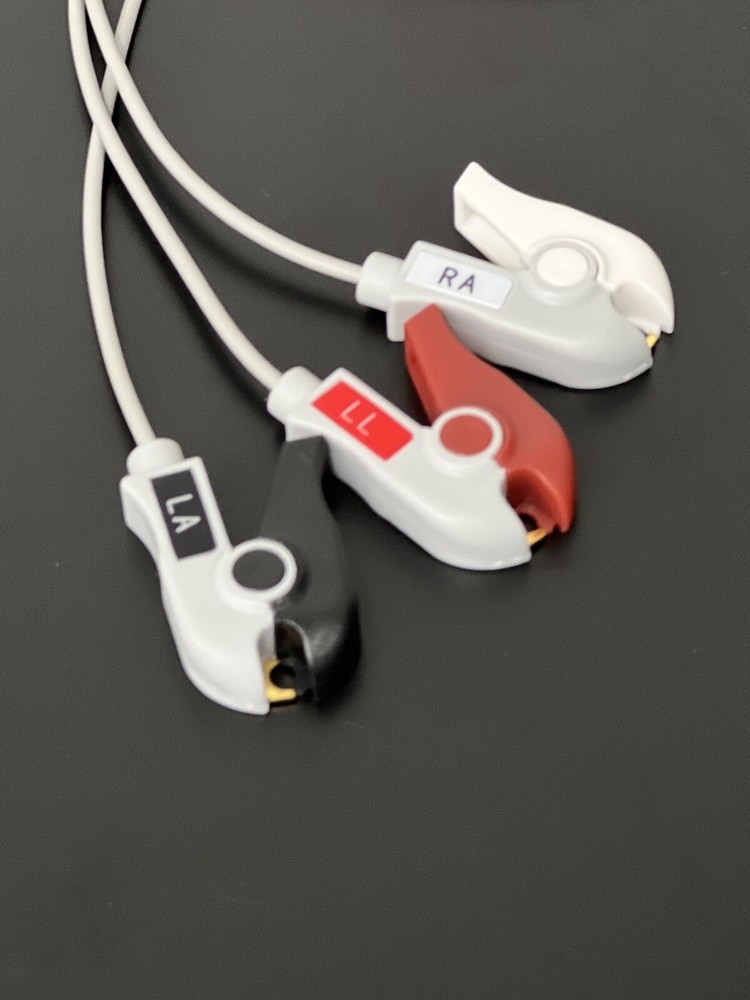 Mindray MPM Module ECG Cable 3 Leads Grabbers Compatible - Same Day Shipping