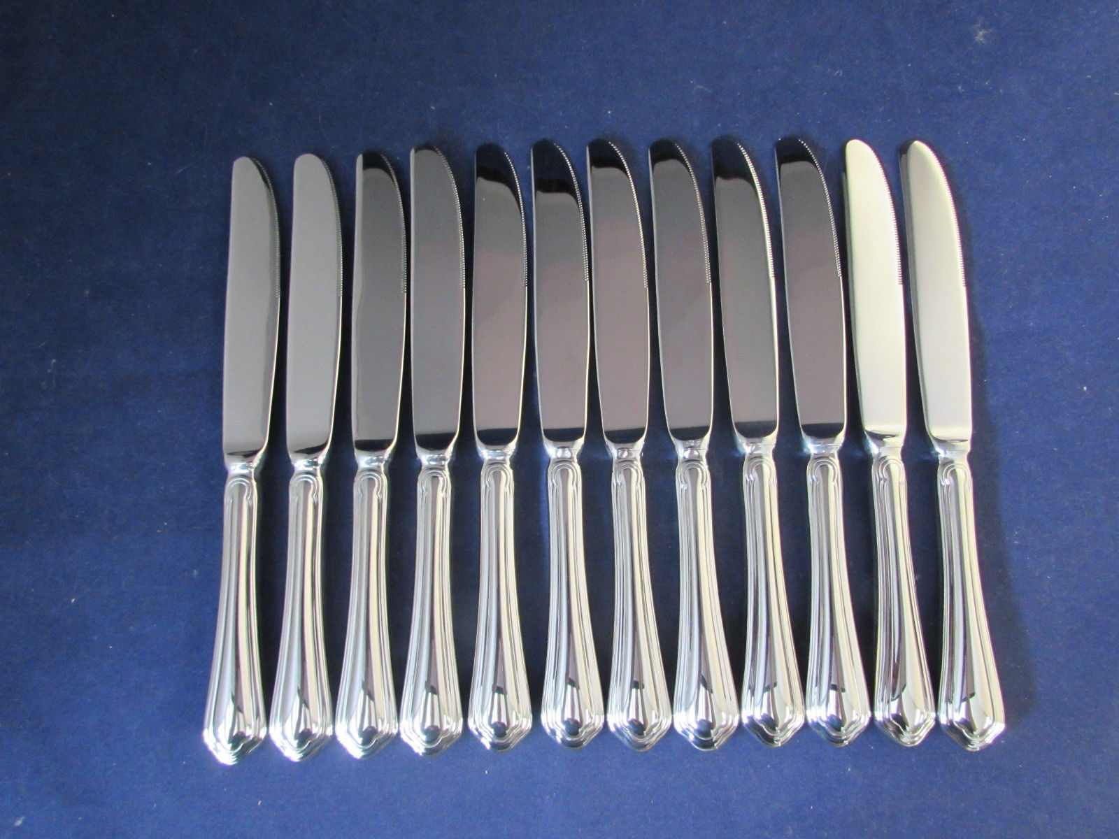 TWELVE - Sant Andrea Stainless ROSSINI (GLOSSY)  Dessert Knives  FOODSERVICE