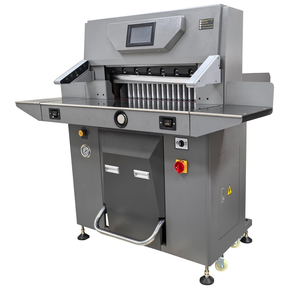 220V Program Control Electric Hydraulic Paper Cutter Touch Screen Display