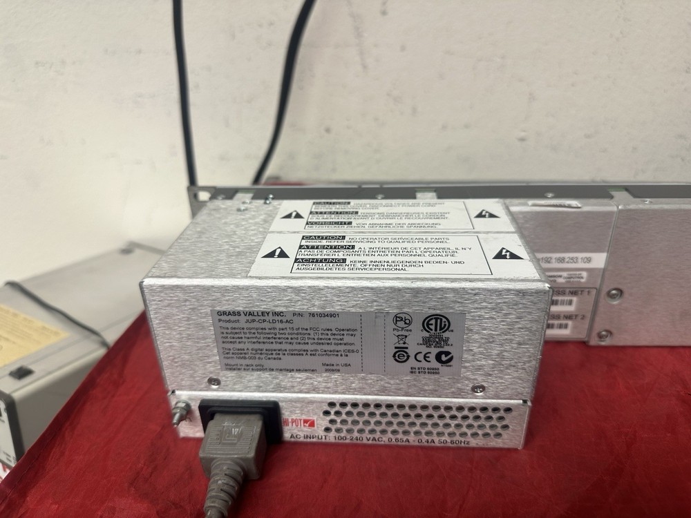 Grass Valley Jupiter LD16 Control Panel JUP-CP-LD16