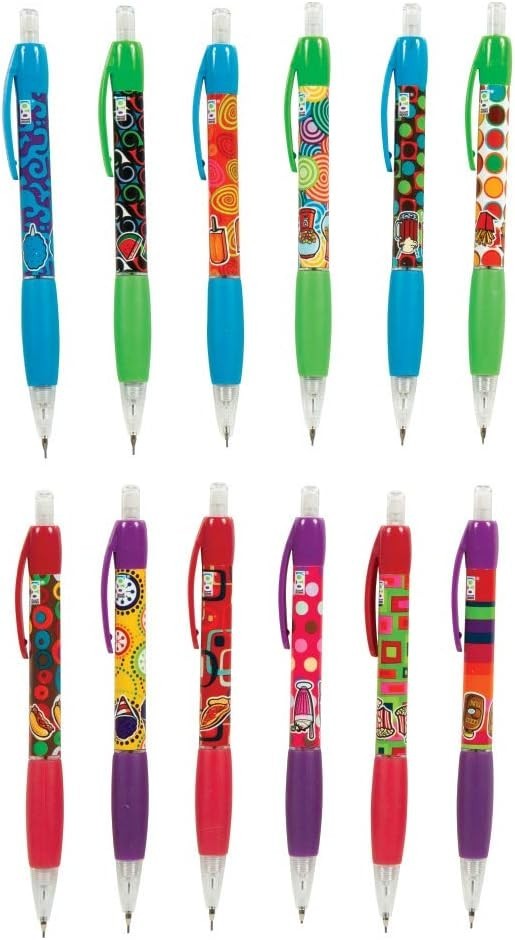 Assorted Scented Pencil Grip Mechanical Pencils - 96 Pack