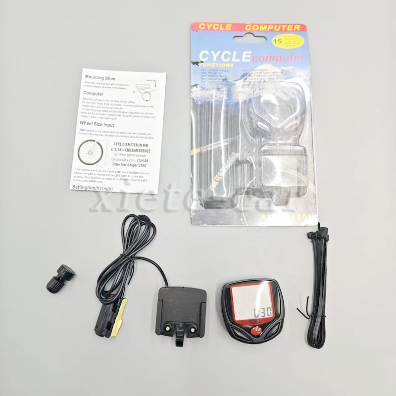 SPEEDOMETER Bike Bicycle Cycle Digital Odometer Computer KMH MPH Waterproof LCD