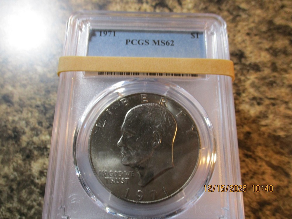 1971 EISENHOWER PCGS MS 62       MM