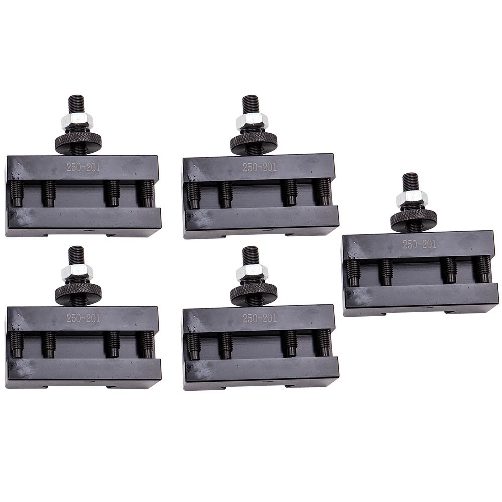 5pcs Quick Change Tool Post Holders ToolingKit For Mini Lathe 250-201