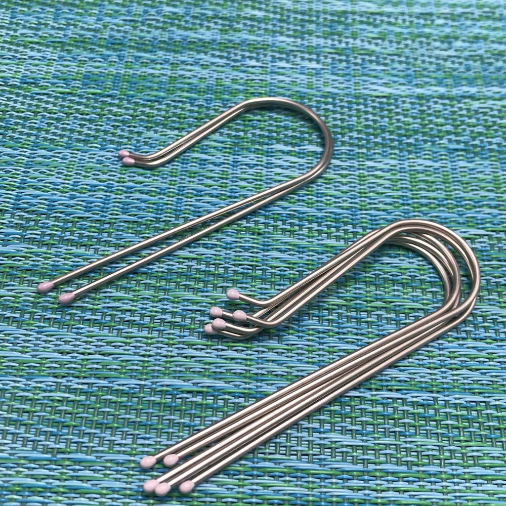 7 Replacement Clips Pins Electric Hot Rollers Curlers Two Sizes 2 Large 5 Medium