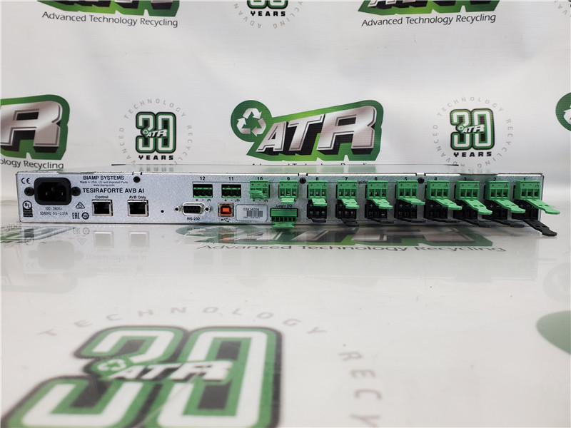 Biamp TesiraForte AVB AI Digital Audio Processor Tested Factory Reset