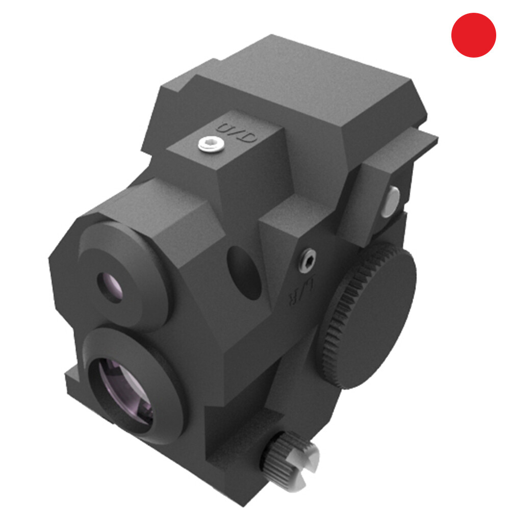 Laspur Mini Sub Compact Red Laser Sight with Flashlight Combo for Pistol