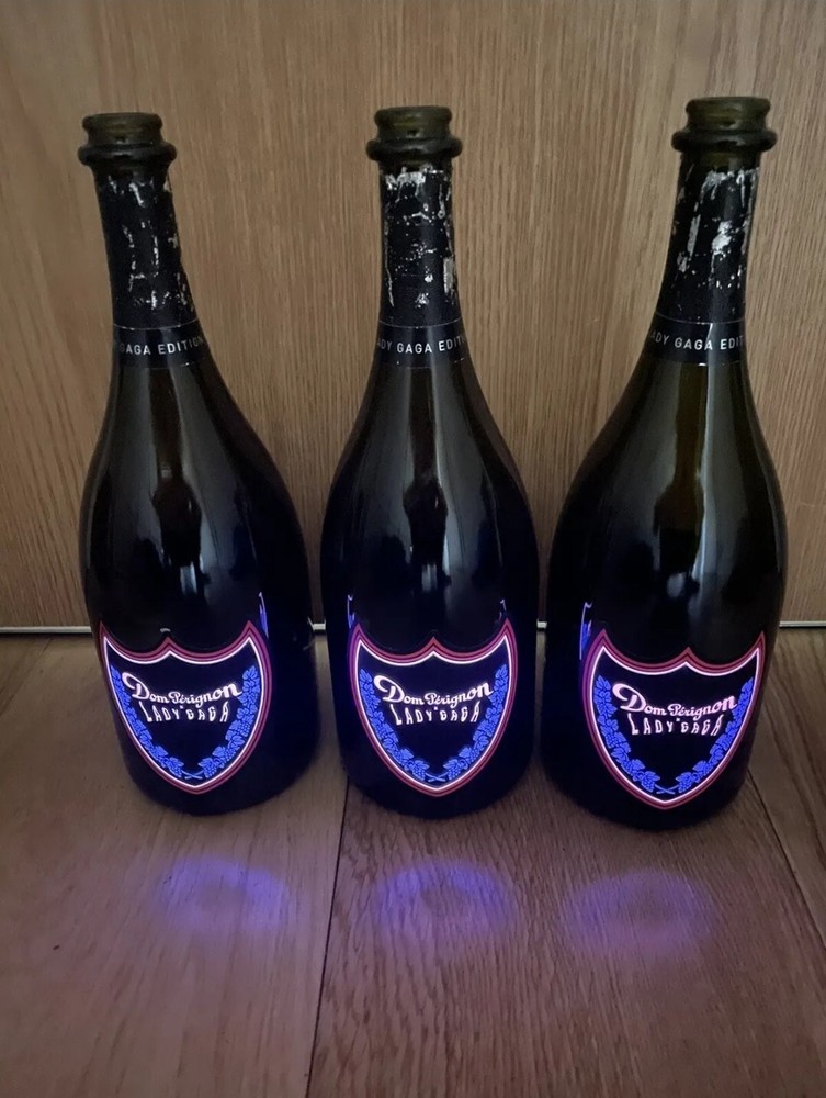 Empty Dom Perignon LADY GAGA