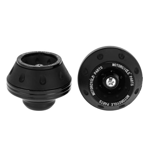 Motorcycle Front Fork Frame Sliders Falling Protection Wheel Crash Black