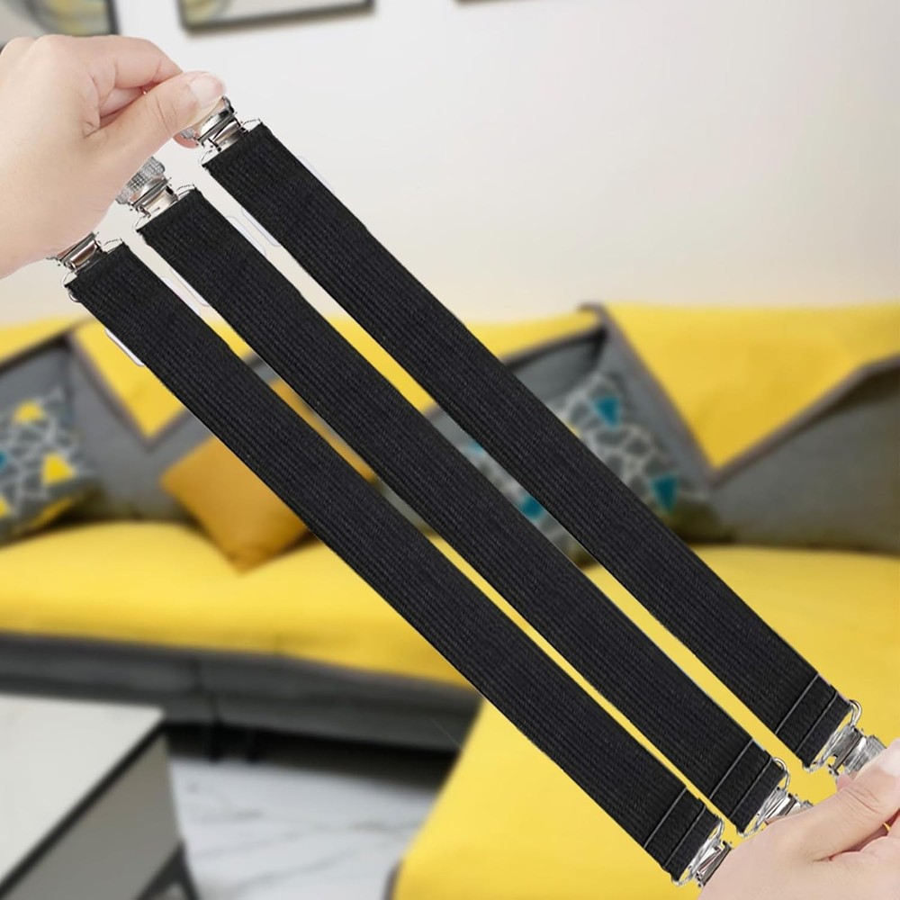 Table Cloth Holder Clips Hidden Strap 5 Pack Adjustable Elasticity Picnic
