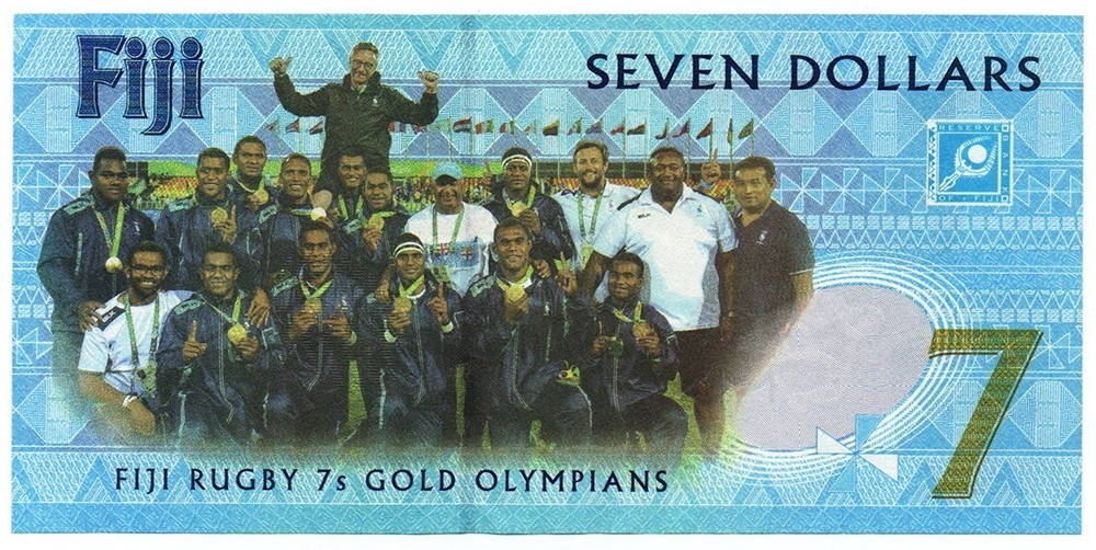 Fiji $7 Seven Dollars 2017 Commemorative Gem UNC