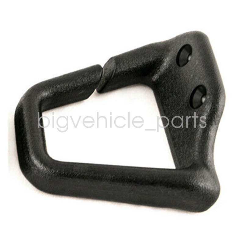 For 93-02 GM Camaro Firebird Black Ebony Slotted Seat Belt Guide Loops NEW PAIR