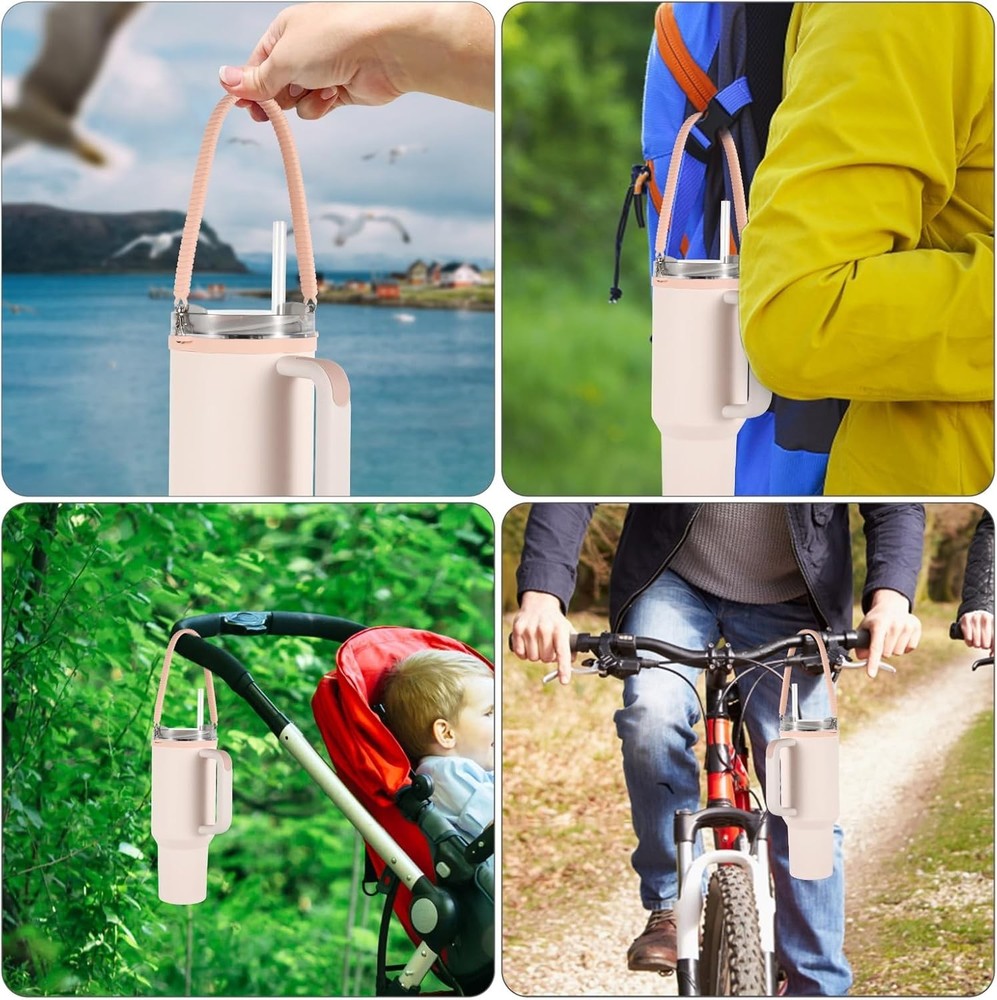 Versatile Water Bottle Carrying Strap - Compatible with Most Bottles & Strollers