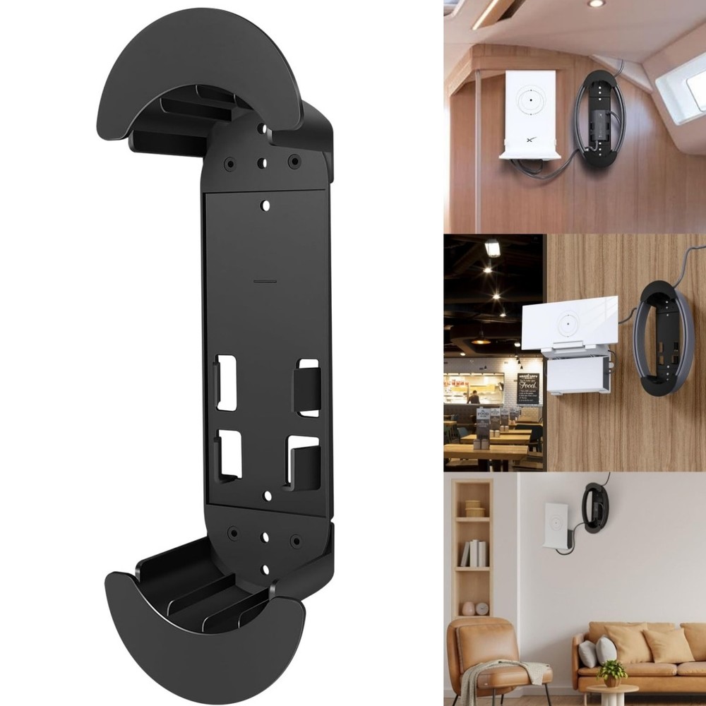 Ethernet Cable Caddy Holder Kit for Starlink Gen 3 Cable & V2 Ethernet Adapter