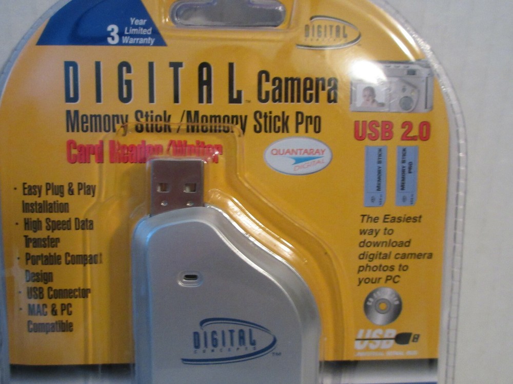 Digital Camera Memory Stick / Memory Stick Pro Card Reader / Writer USB 2.0
