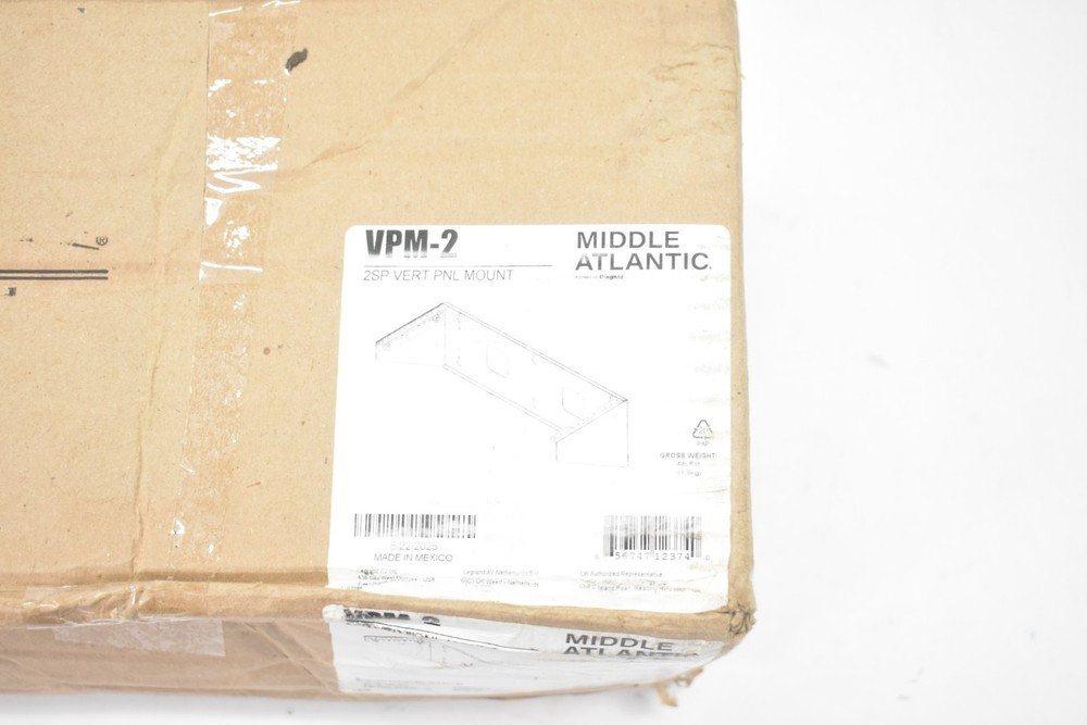 Middle Atlantic VPM-2 2SP Black Vertical Panel Mount Genuine OEM Replacement